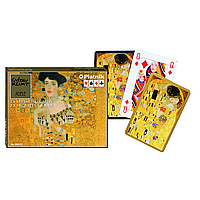 Карты игральные PIATNIK Климт Адель, 2колоди х 55 карт