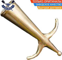 Подвійний гак багра під багор 190х35 мм змінний наконечник багра для жердини багра для човна полірована латунь