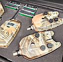 Набір сигналізаторів із пейджером у кейсі 4+1 Sam's Fish Camo SF23997, фото 4