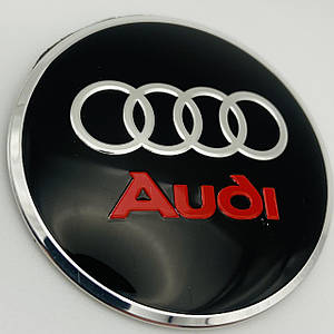 Наклейка для ковпачків із логотипом AUDI audi ауді 56 мм метал