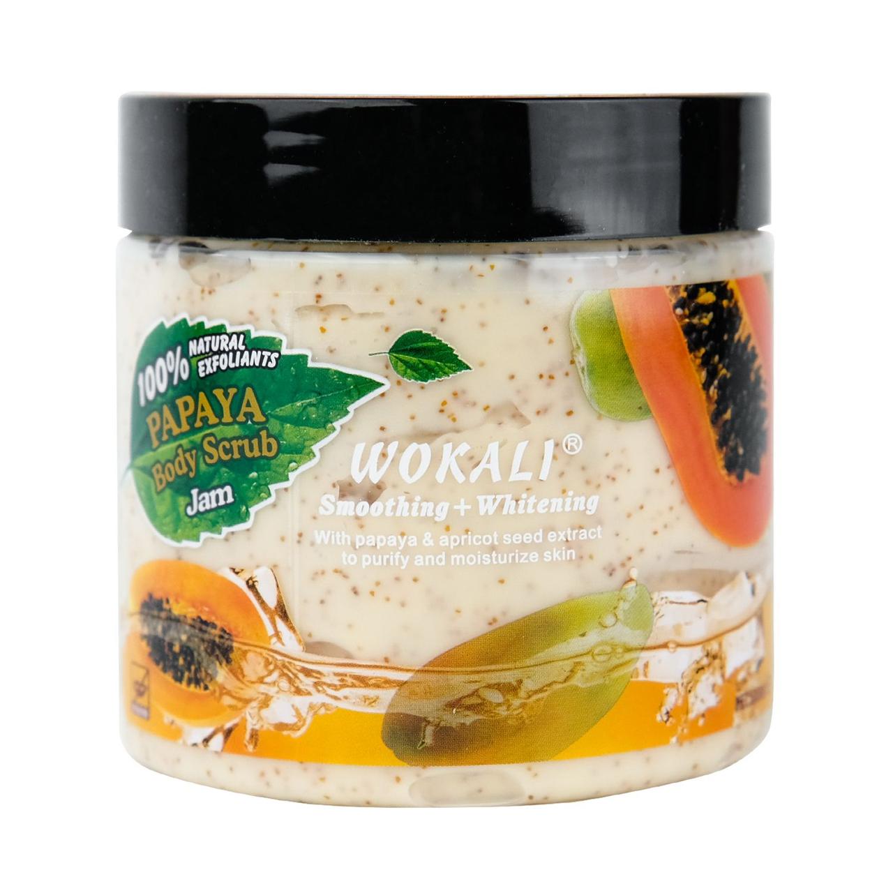 Скраб для тела Wokali Body Scrub Jam Papaya WKL373 500 мл - фото 1 - id-p1777349052