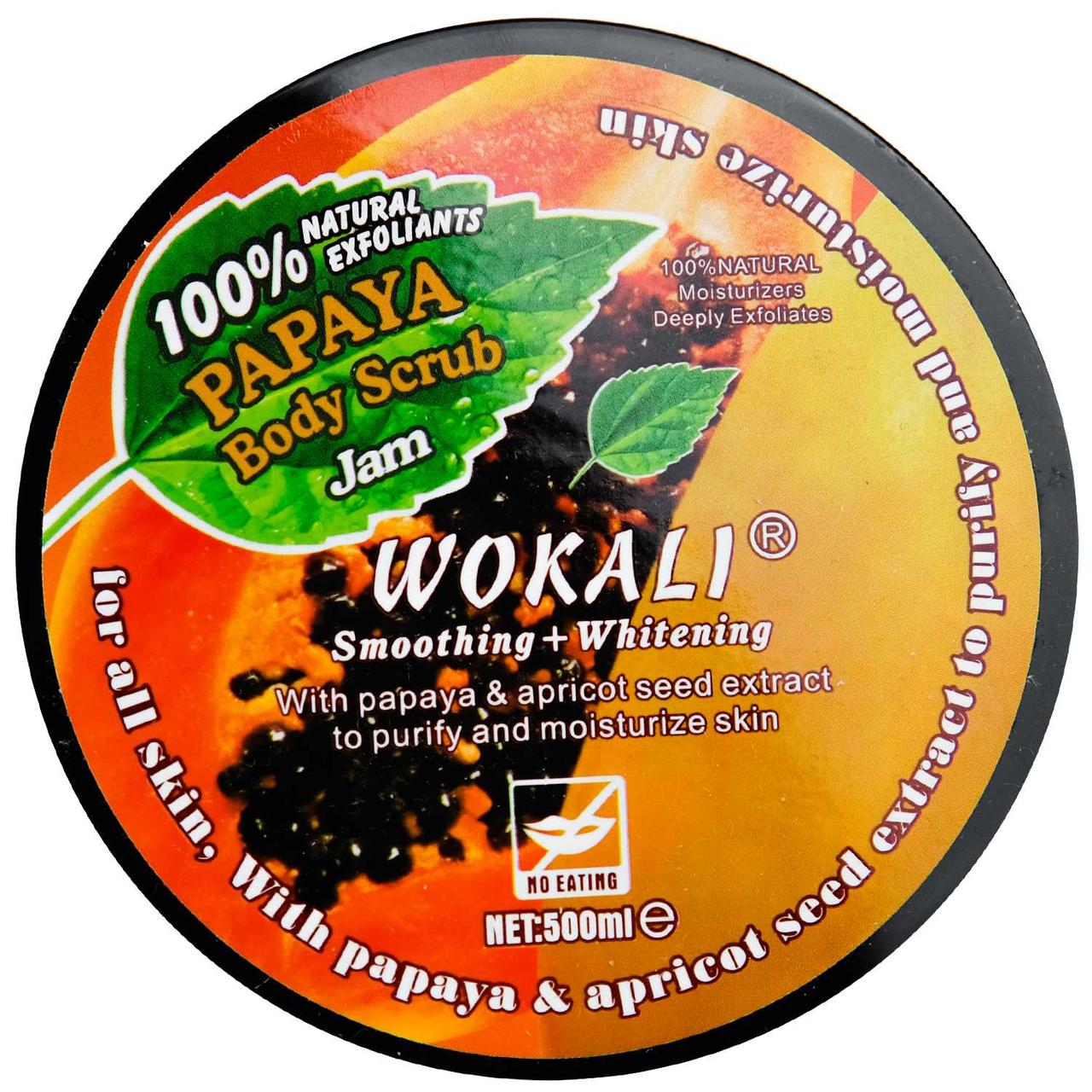 Скраб для тела Wokali Body Scrub Jam Papaya WKL373 500 мл - фото 4 - id-p1777349052