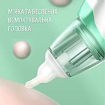 Аспіратор для носа назальний соплевідсмоктувач для новонароджених дітей соплесос Nasal Aspirator KA1001 білий, фото 2