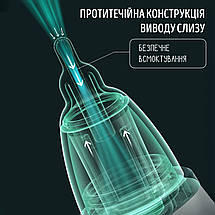 Аспіратор для носа назальний соплевідсмоктувач для новонароджених дітей соплесос Nasal Aspirator KA1001 білий, фото 3