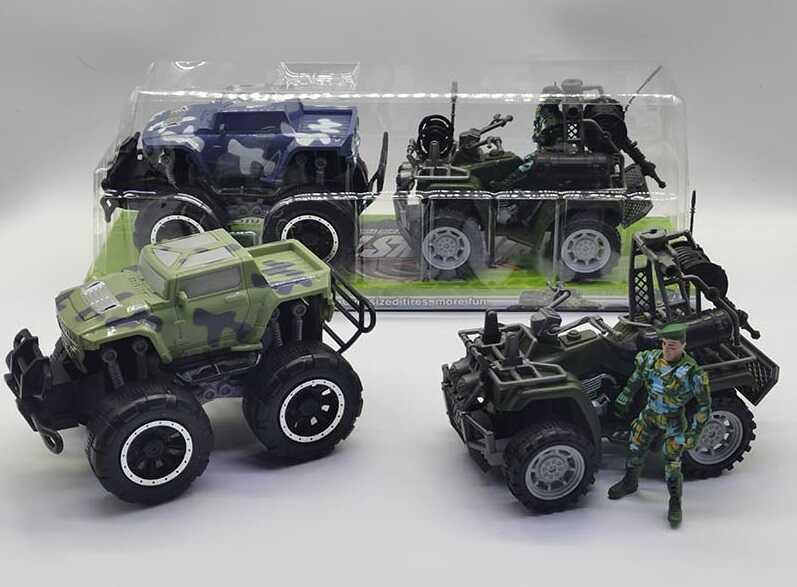 Джип 9025 А-24 (72/2) 2 види, військова техніка, солдат, інерція, у слюді