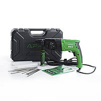 APRO Перфоратор прямий 850H 2.8 Дж 850 В SDS + кейс, фото 10