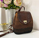 Набір шкіряної фурнітури для рюкзака Асті+ без замка, натуральна шкіра, фото 2