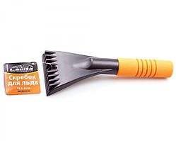 Шкребок із ручкою, м'яка накладка 10,5х24 см Lavita/Упаковка 40 шт.