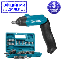 Аккумуляторныая отвертка с битами в кейсе Makita DF 001 DW (3.6 В) YLP