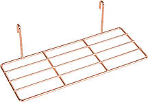 Підвісна полиця для ванної та кухні 25x10x7 см Рожеве золото