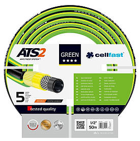 Cellfast Шланг садовий GREEN ATS 1/2", 50м, 5 шарів, до 30 Бар, -20…+60°C