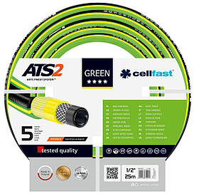 Шланг садовий Cellfast GREEN ATS 1/2", 25м, 5 шарів, до 30 Бар, -20…+60°C