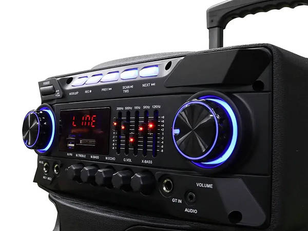 Колонка с аккумулятором ZXX-9292 / 2x10