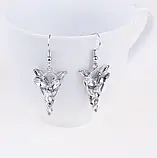 Сережки принцеси Арвен Евенстар / Сережки Світло вечірньої зорі фільму Володар Перстнів (Lord of The Rings), фото 2