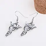 Сережки принцеси Арвен Евенстар / Сережки Світло вечірньої зорі фільму Володар Перстнів (Lord of The Rings), фото 4