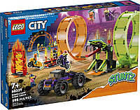 Конструктор ЛЕГ0 LEGO City Stuntz Трюковая арена «Двойная петля» 60339