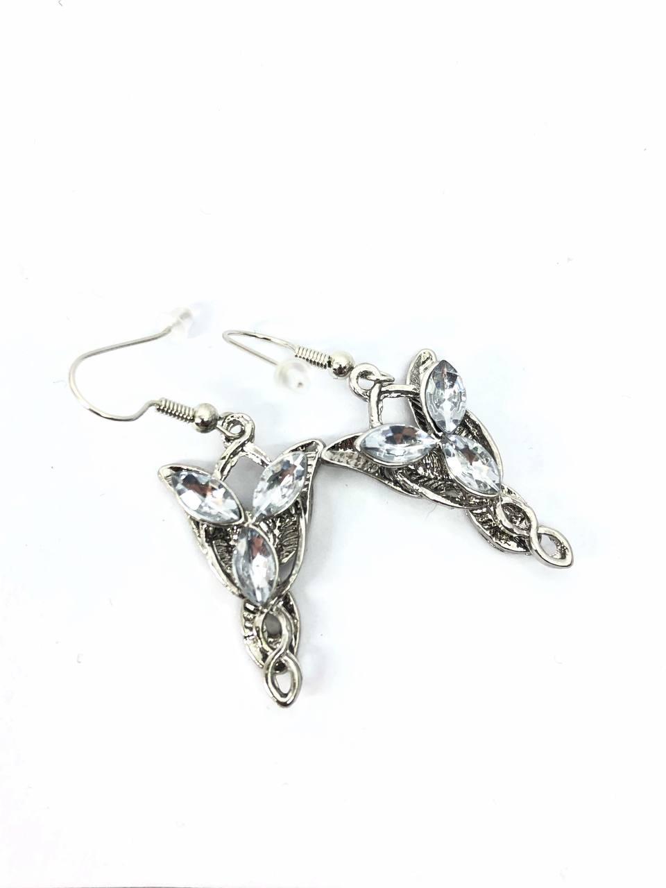 Сережки принцеси Арвен Евенстар / Сережки Світло вечірньої зорі фільму Володар Перстнів (Lord of The Rings), фото 1