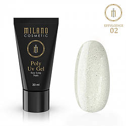 Полігель Milano Effulgence Poly Gel №02, 30 мл