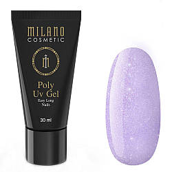 Полігель Milano Shimmer Poly Gel №17, 30 мл