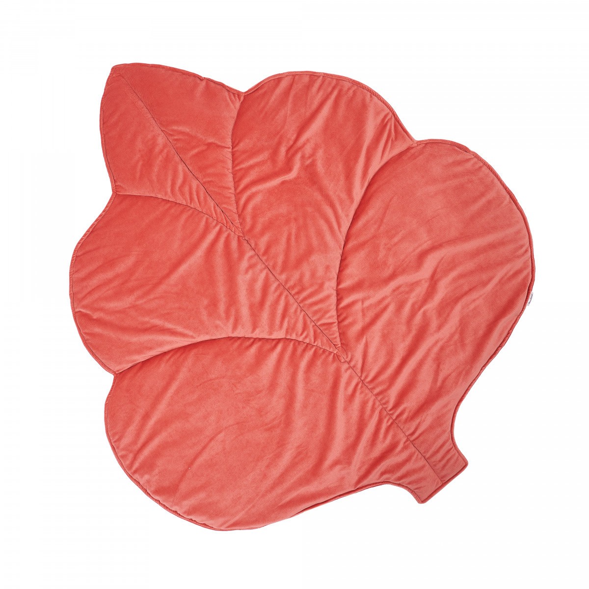 Килимок Twins листочок 100х120 Velvet, кораловий