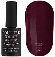 Гель-лак для ногтей Couture Colour №073 Плотный малиновая фуксия с перламутром и шиммерами 9 мл