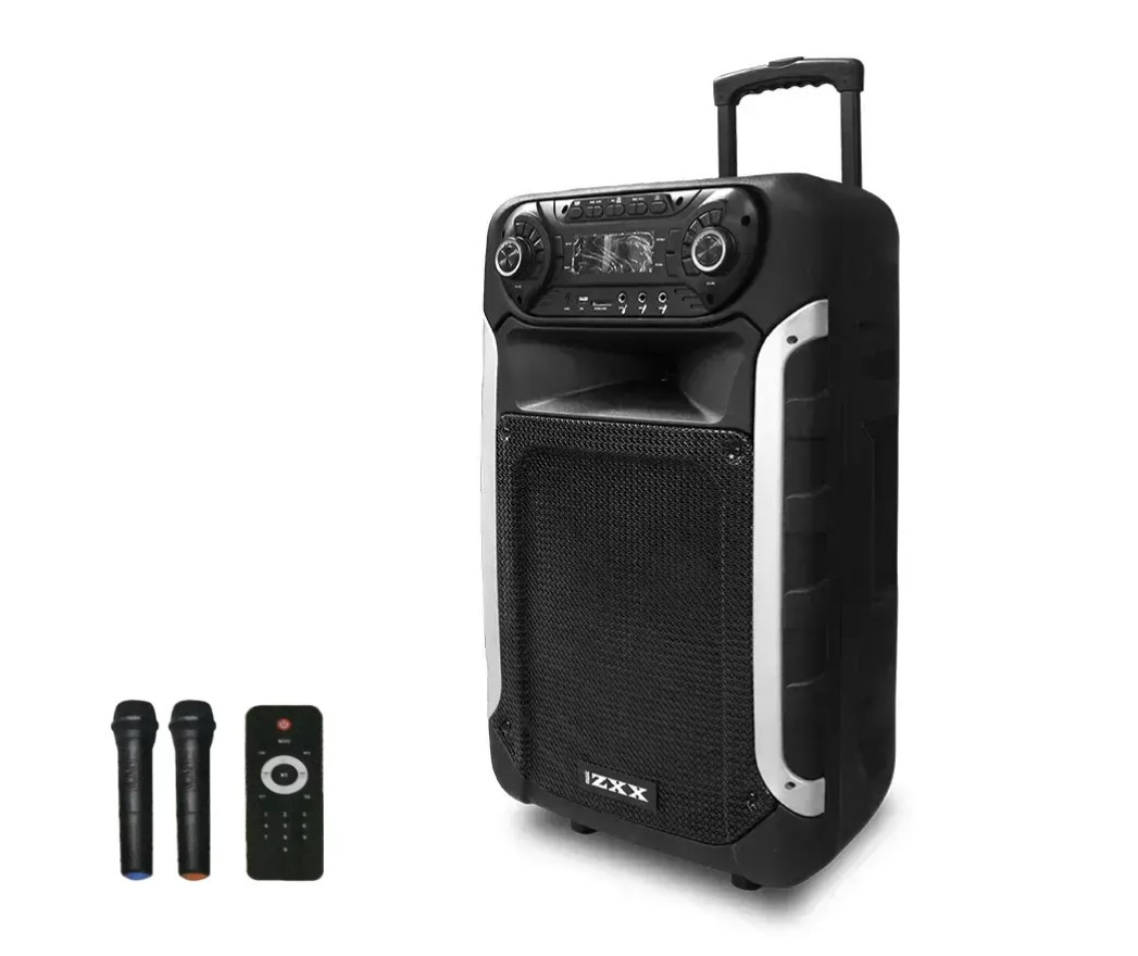 Колонка з акумулятором професійна TMG ORIGINAL ZXX/15 дюймів"/3000W/2 радіомікрофони