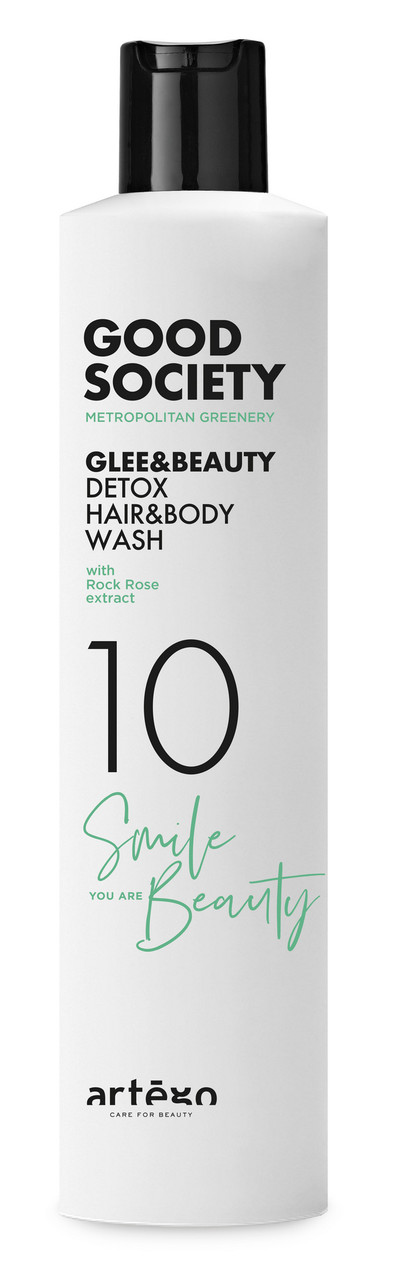 Гель освіжаючий з очищуючим ефектом Artego 10 Glee & Beauty Detox Hair & Body Wash, 250 мл, фото 1