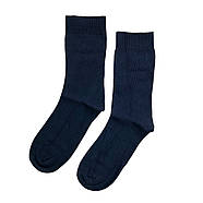 Бамбукові безшовні чоловічі шкарпетки високі Монтекс (синій), фото 2