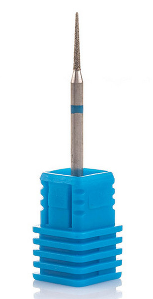 Фреза діамантова "Конус" синя діаметр 1,4 мм 858014B, фото 1