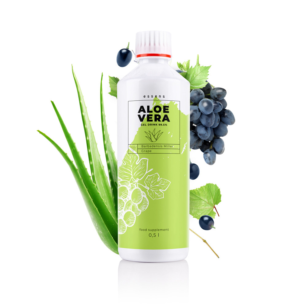Гель-напій Aloe Vera 99,5% — виноград — харчова добавка