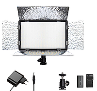 Комплект "LIGHT M" LED свет Teyeleec N-520PRO (3200-5600K) + сетевой адаптер + аккумулятор NP-F750 + зарядное