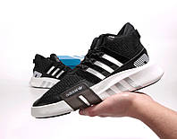 Кроссовки Adidas Equipment Black White черно-белого цвета