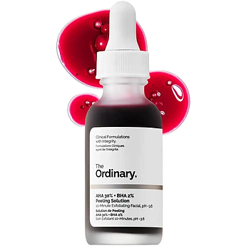 Кислотний пілінг для обличчя The Ordinary AHA 30% + BHA 2% Peeling Solution 30 мл