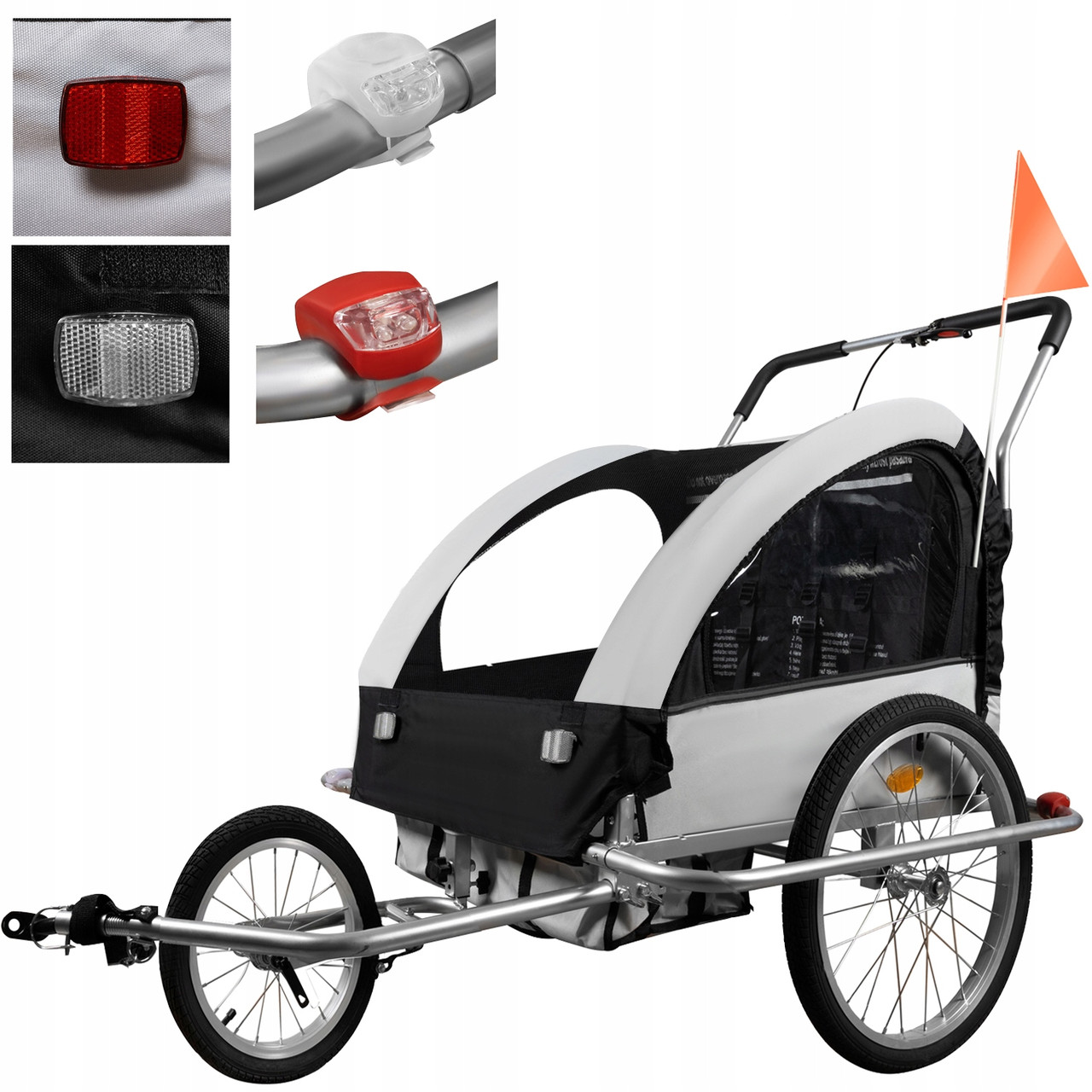 Велоприцеп Детский Malatec 3 в 1 — Купить Недорого на Bigl.ua (1777416378)