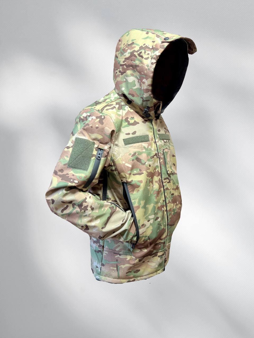Куртка демісезонна Softshell Мультикам