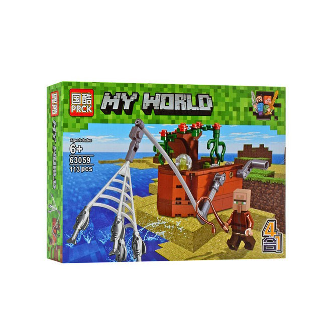 Купить Конструктор типу лего майнкрафт My World 63059, 113 деталей ...