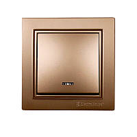 Вимикач з підсвічуванням Розкішно-золотий