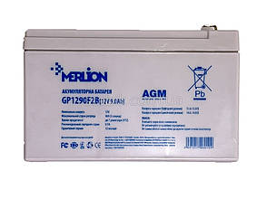 MERLION AGM GP1290F2 12 V 9 Ah, фото 4