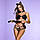 Еротичний костюм кішечки JSY Мила Лея, бюст, трусики, вушка, чокер, хвостик, фото 4
