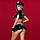 Еротичний костюм поліцейський JSY Сувора Coldres, топ, спідниця, рукавички, кашкет, чокер, фото 3