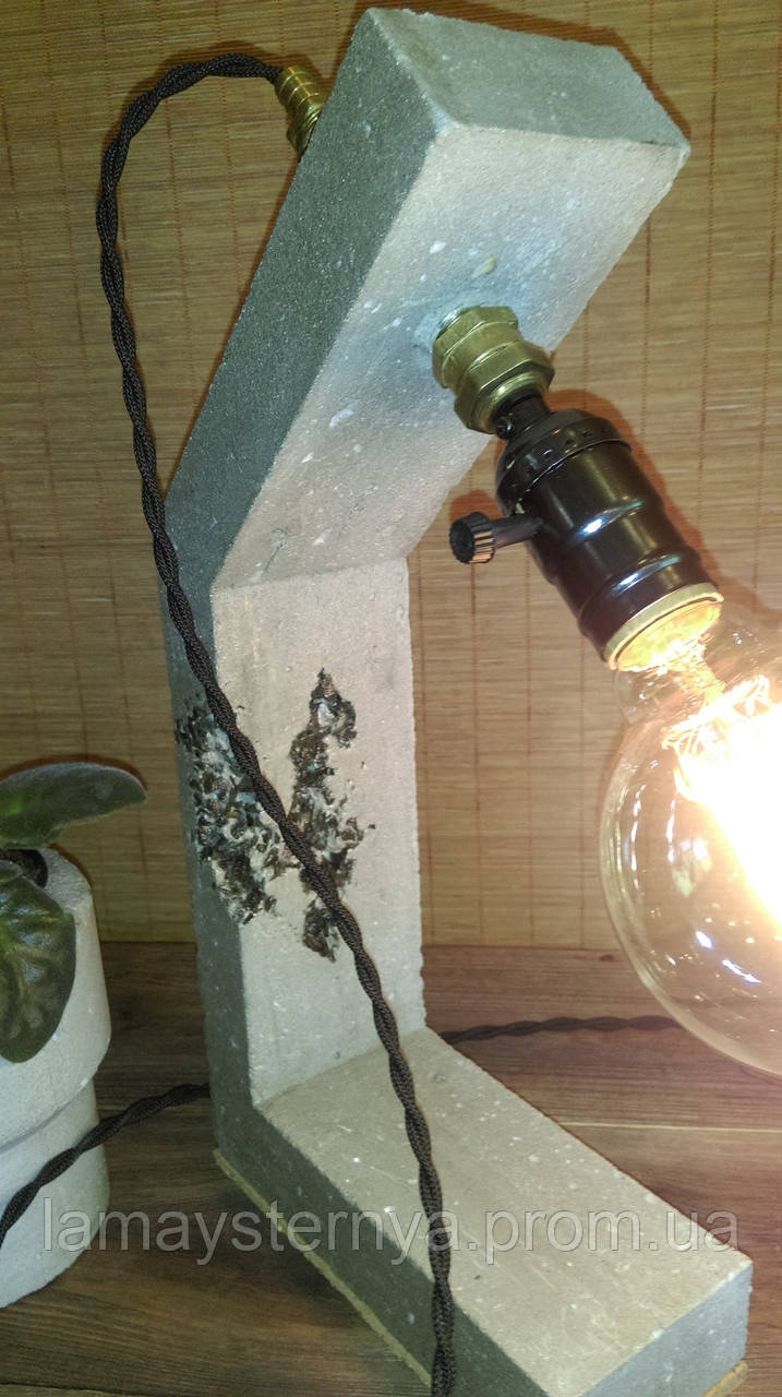Светильник лофт из бетона "Консоль" - фото 6 - id-p1777419639