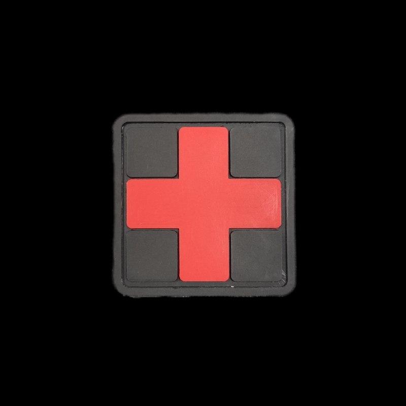 Нашивка пришивна силіконова медична чорна, фото 1