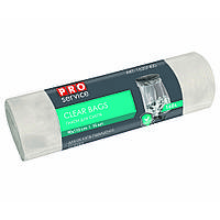 PRO Пакети для смiття п/е CLEAR BAGS 90*110 прозорі LD 160л/10шт. (20шт/ящ)