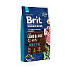 Brit Premium Dog Sensitive Lamb -Корм для дорослих собак із чутливим травленням зі смаком ягня 15 кг, фото 4