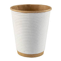 Стакан Крафт гофрований 110 мл(білий) d 60 (25шт/пак/1750) 062100019