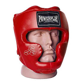 Боксерський шолом PowerPlay 3043 (тренувальний), Red XL
