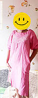 Платье льняное розовое 46 размер от производителя ТМ Ярослав