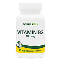 Витамины и минералы Natures Plus Vitamin B2 100 mg, 90 таблеток