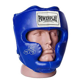 Боксерський тренувальний шолом Power Play 3043, Blue тренувальний - XS