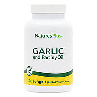 Натуральная добавка Natures Plus Garlic and Parsley Oil, 180 капсул